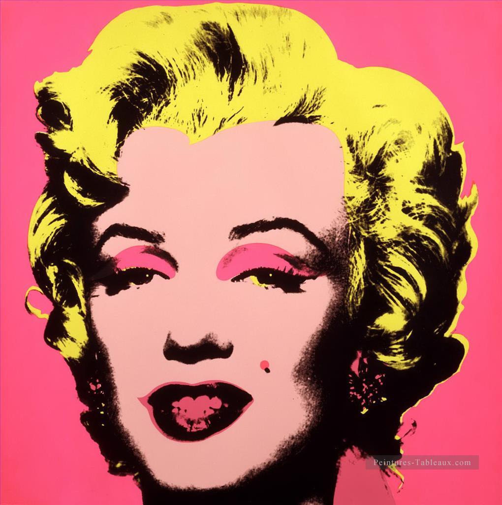 Marilyn Monroe Andy Warhol Peintures à l'huile